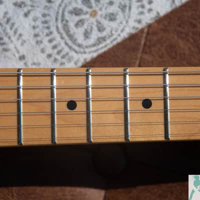 2020 Fender MIJ Hybrid '50s Stratocaster with Maple Fretboard 2018 - US Blonde - Pro Set Up w Perfect Frets/Action/Intonation! image 9