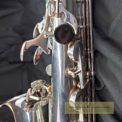 NO TARIFFS - Vintage Yamaha YAS-62S Silver Alto Saxophone Purple Logo image 10