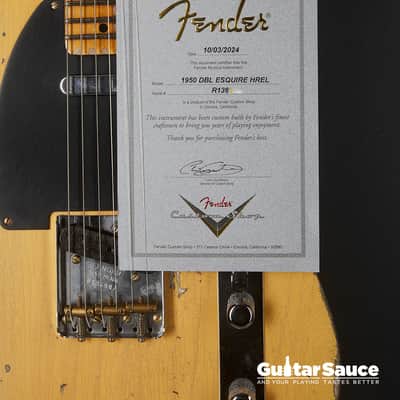 Fender Custom Shop 1950 Double Esquire Heavy Relic Aged Nocaster Blonde 2024 (Cod.1751UG) image 11