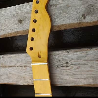 21 Fret Vintage Tint Maple T guitar neck replacement fits OEM image 9