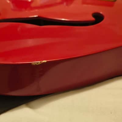 Burns-Baldwin 712 Silvertone 1966 - Beautiful Red Gloss - Bigsby image 9