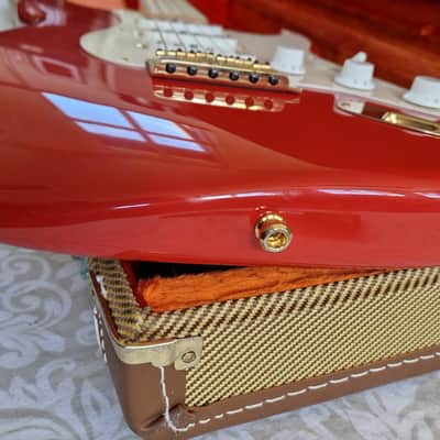 Fender Custom Shop '56 Stratocaster NOS Fiesta Red Electric Guitar USA Strat image 7
