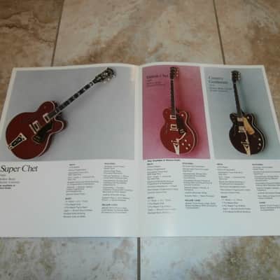 Vintage 1973 Gretsch Chet Atkins Guitar Models Catalog! Rare, Original Case Candy! image 2