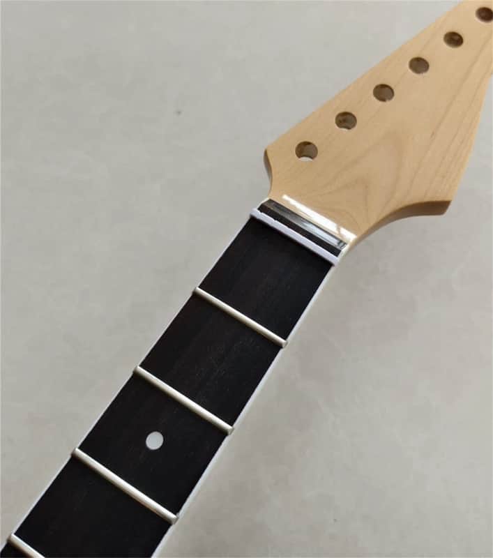 Gloss Electric Guitar Neck Baritone Style 22 Fret 27 Inch rosewood image 1