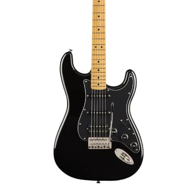 Used Squier Classic Vibe '70s Stratocaster HSS - Black w/ Maple FB image 3