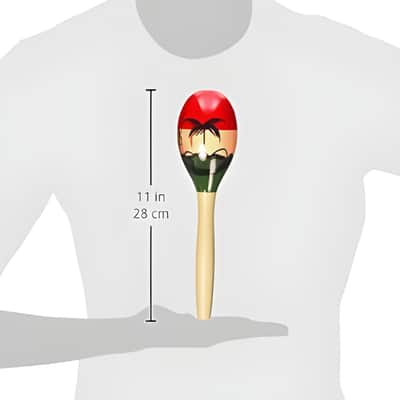 Ludwig LE-2365 Large Wooden Maracas Rumba Shakers, Set of 2 image 4