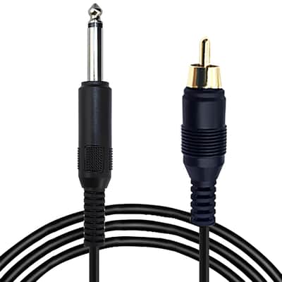 2Pack 1/4 Inch to RCA Audio Cable, 6.35mm TS Mono Male to RCA Male Audio Adapter Cable for Guitar, Amplifiers,Speaker 2M (Straight) image 7