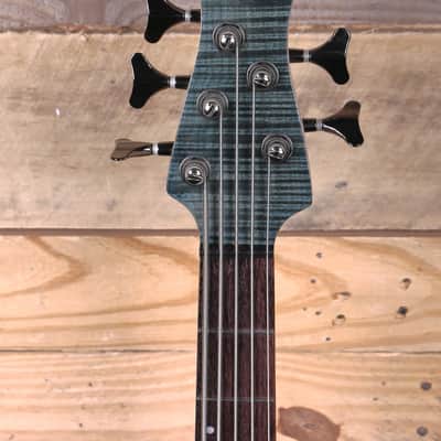 Yamaha TRBX605FM 5-String Bass Guitar Indigo Blue image 6