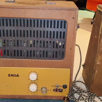 Grampian 'ENSA' Vintage Tube Power Amplifier and Microphone 1940s image 4