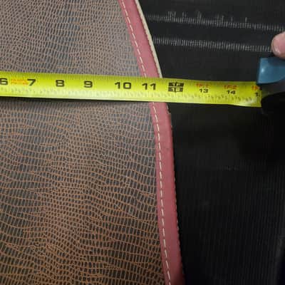 Unbranded Silvertone Harmony Kay Style Chipboard Guitar or Short Scale Bass Case 1960s image 4