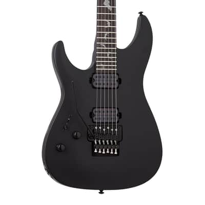Schecter Damien-6 FR Left Handed Electric Guitar - Satin Black image 1