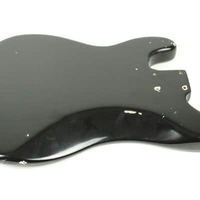 1966 Fender Precision Bass Body Black Re-Fin 1960's Vintage PBass image 20