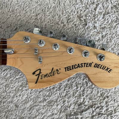 Fender Chris Shiflett Telecaster Deluxe 2016 MIM Shoreline Gold Tele Guitar image 5