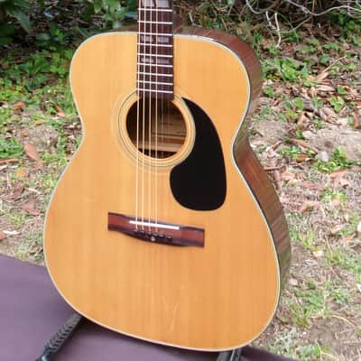 Early 70’s Greco F-140 OOO size Vintage Guitar + Hard Case image 4