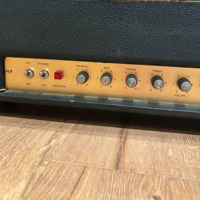 1968 Marshall Plexi Super Bass 100w (model 1992) Black Vintage UK Amp image 4