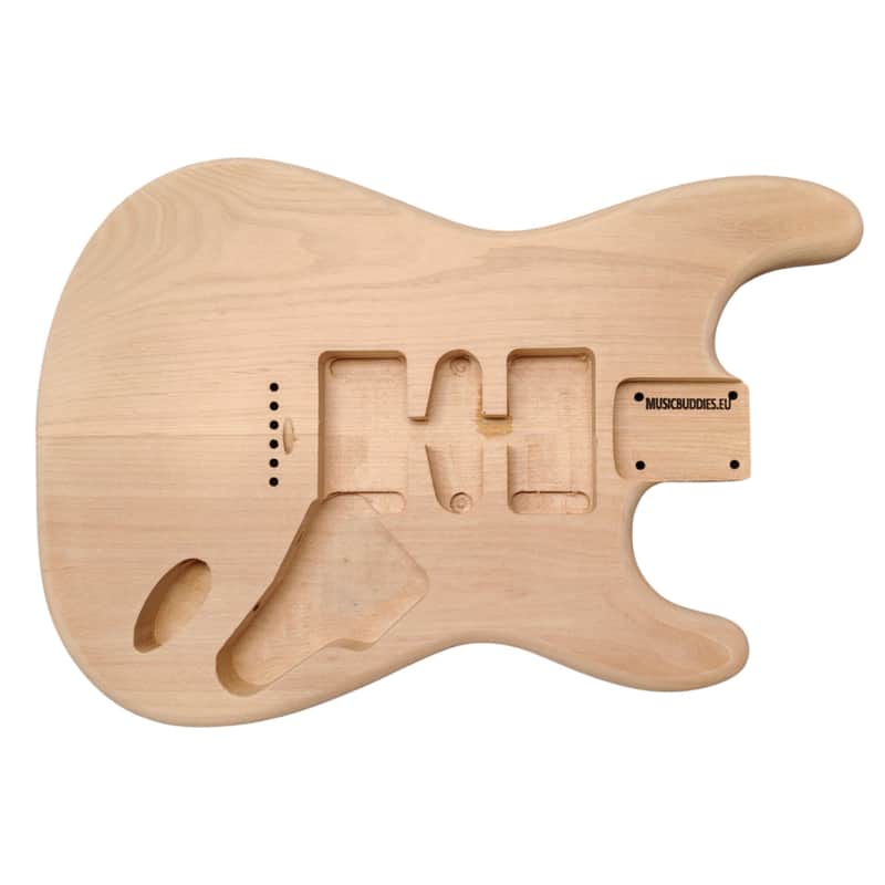 S-Style 2 piece Alder body Hardtail - HSH (Unfinished) image 1