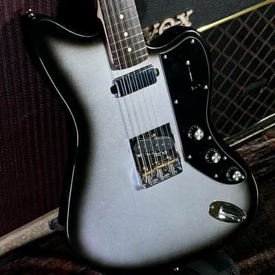 Tone Bakery Jazzbird T with Warmoth Neck and Gotoh Hardware - Silverburst image 1