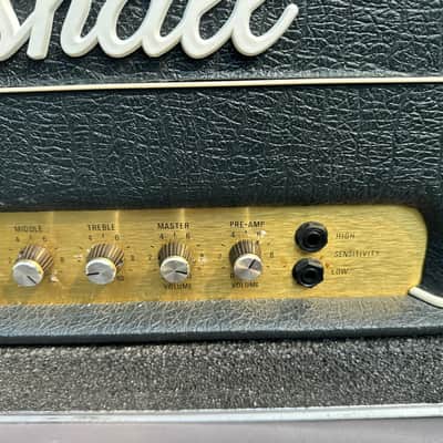 Marshall JMP 2204 Master Model Mk2 Lead 50-Watt Guitar Amp Head 1975 - 1981 - Black image 3