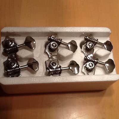 Ping Open Gear Guitar Tuners V93N 3+4 Tuning Machines 3x3 Nickle image 2