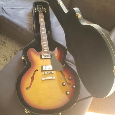 Epiphone ES-335 Figured 1G [Flame Maple /Iced Tea] | Serial No. 21021530504 image 2