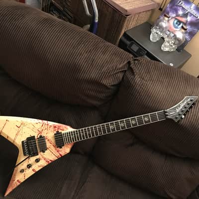 Washburn Vindicator HM Series Scott Ian Signature *RARE Blood Splatter V Guitar* image 3