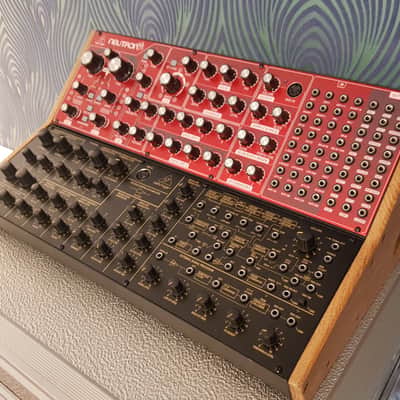 Solid Oak Dual Stand for Behringer Model D Pro 1 K2 and Neutron ETC image 3