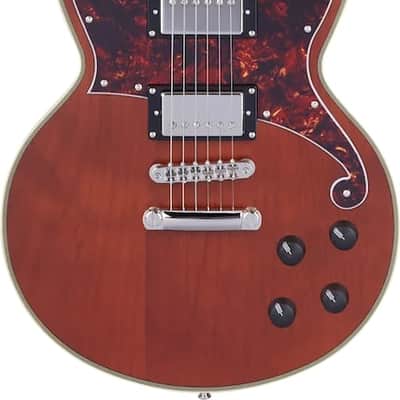 D'Angelico Deluxe Brighton Electric Guitar - Matte Walnut