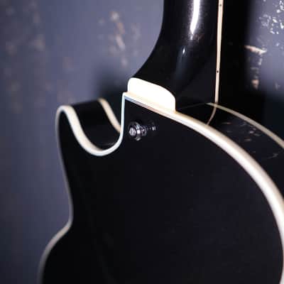 D'Angelico Premier SS Semi-Hollow Single Cutaway - Black Flake image 8