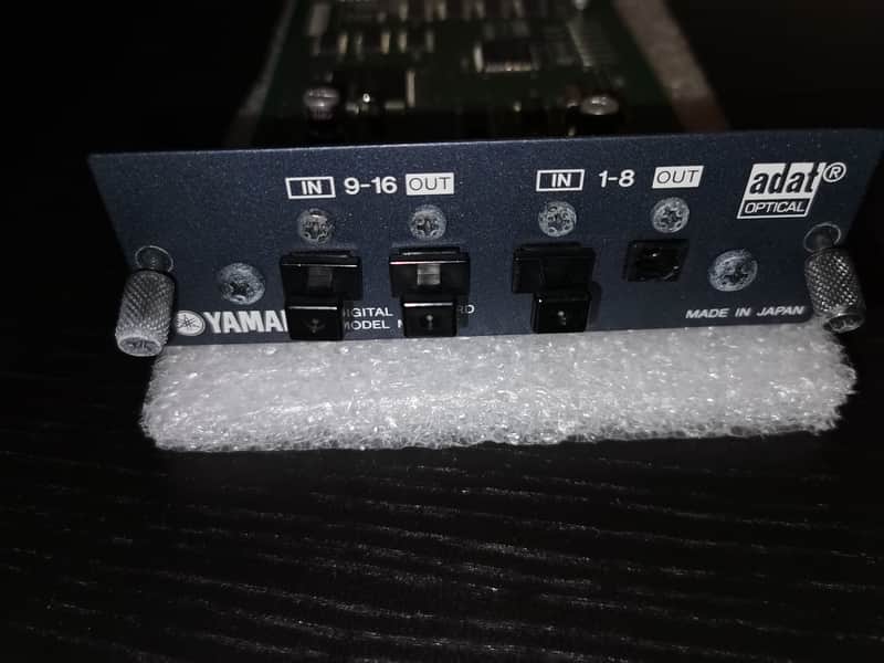 Yamaha MY16AT 16-Channel ADAT I/O Card 2010s - Black image 1