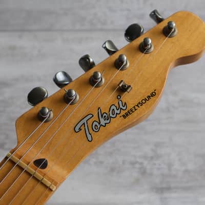 1982 Tokai Japan TE-70 Breezysound '58 Reissue Telecaster (Black) image 2