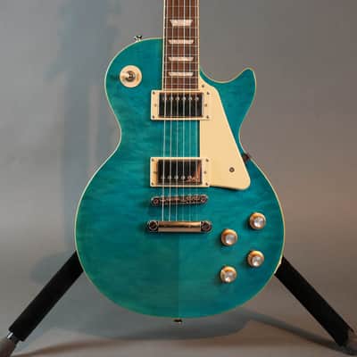 Epiphone Les Paul Standard '60s Quilt Top Translucent Blue (2021) - Used image 2