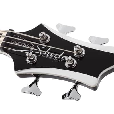Schecter DIAMOND SERIES Stargazer-4 Gloss Black 4-String Electric Bass Guitar image 3