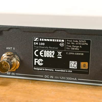 Sennheiser ew 100 G3 Bodypack Wireless System - A Range NO POWER SUPPLY CG01YQR image 8