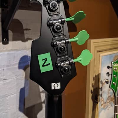Washburn M-10 2008 Flat Black / Vinnland Green image 4