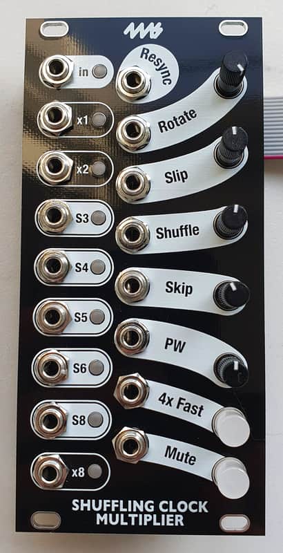 4ms Company SCM Plus Shuffling Clock Multiplier+ (Black) image 1