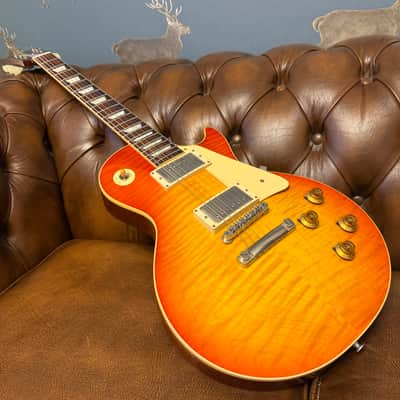 2017 Gibson Custom Shop Historic 1959 Les Paul VOS R9 - Washed Cherry image 3
