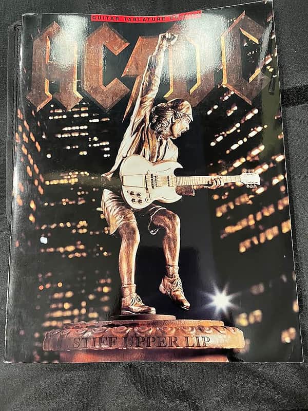 ACDC Stiff Upper Lip Guitar Tab Edition Book image 1