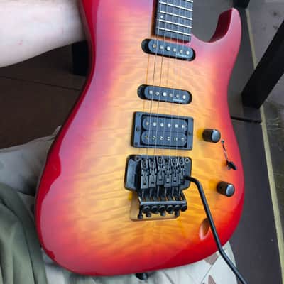 1992 MIJ Jackson Stealth LT Professional, Quilt Maple Exotic image 6