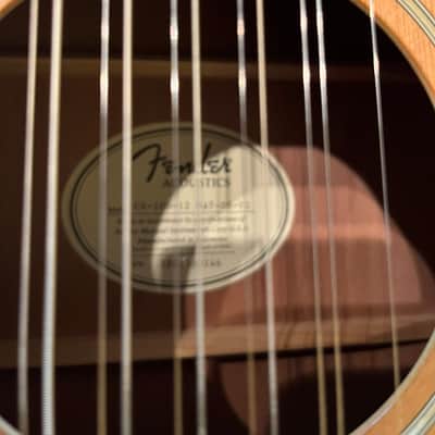 Fender Fender CD-100-12 Natural 12-String + Gig Bag 2013 - Natural Finish Spruce image 7