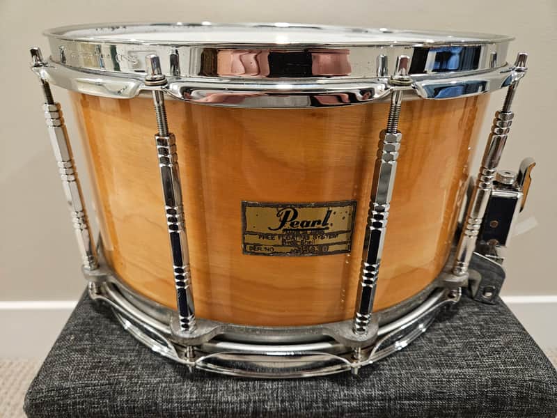 Pearl Free Floating 14x8 Birch Snare 1st Generation image 1