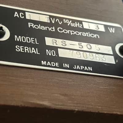 Roland RS-505 49-Key Paraphonic Synthesizer 1978 - 1981 - Black image 5