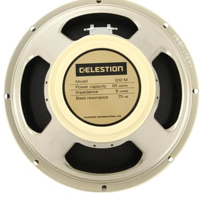 Celestion G12M-65 Creamback 12 inch 65-watt Replacement Guitar Speaker - 8 Ohm Bundle with Celestion G12M Greenback 12 inch 25-watt Guitar Speaker - 8 Ohm image 3