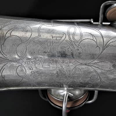 Conn Alto Sax, Vintage, Silverplate ?? 1924/25 ?? Silver image 9
