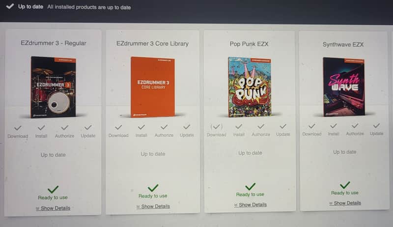 TOONTRACK EZdrummer 3 + Pop Punk EZX + Synth Pop EZX – FULL LICENSE TRANSFER image 1