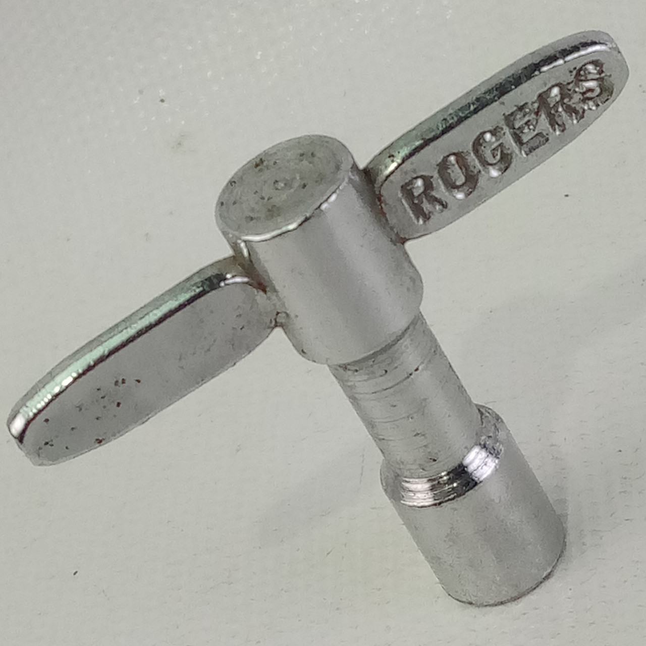 Rogers Drum Key Chrome Vintage 60s Cleveland/Dayton Powertone Era Snare/Tom — main photograph