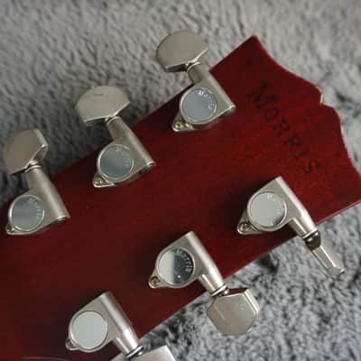 Morris MWH-03-RS MIJ Dreadnought Acoustic Guitar w/ Hard Case image 18