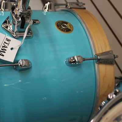 Tama LJK44S Club-Jam Flyer 4 Piece Drums Set Aqua Blue image 5