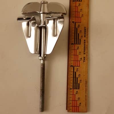 *Rogers Bass Drum Tension T-Rod+Claw Vintage 60s Powertone Chrome USA Tensioner* image 3