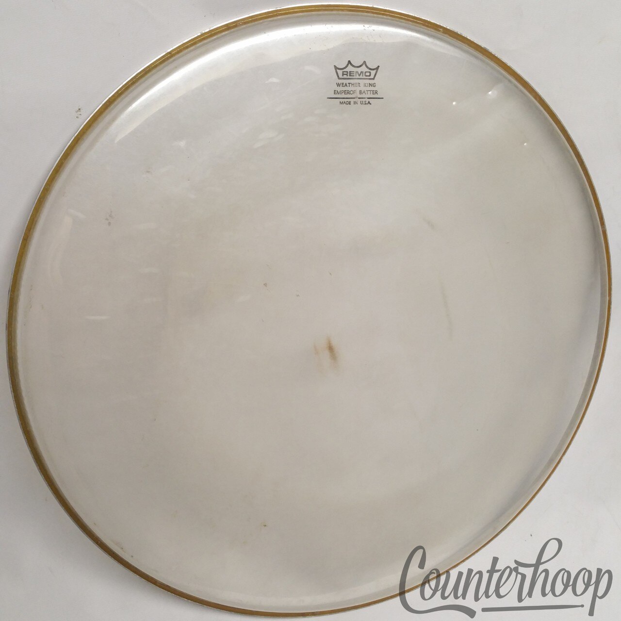 Remo 16" Clear Emperor Batter Floor Tom Drum Head Plastic Weather King USA* — main photograph