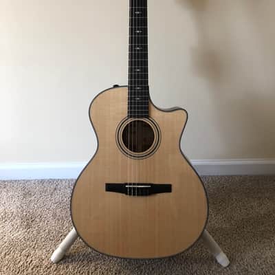 Taylor 314ce-N Nylon Acoustic-electric Guitar  2022 - Natural Sitka image 1